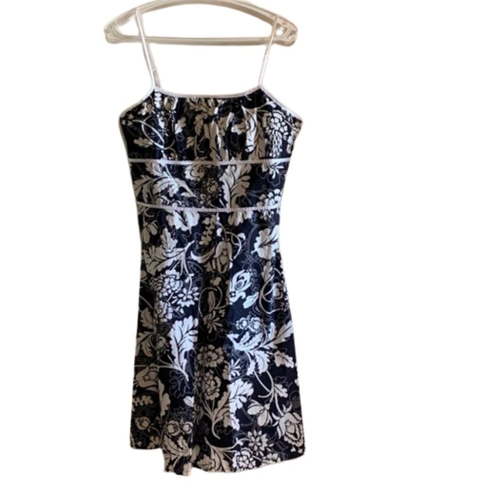 Vintage Reitmans Stretchy Floral Spaghetti Strap Dress Size 9 Y2K